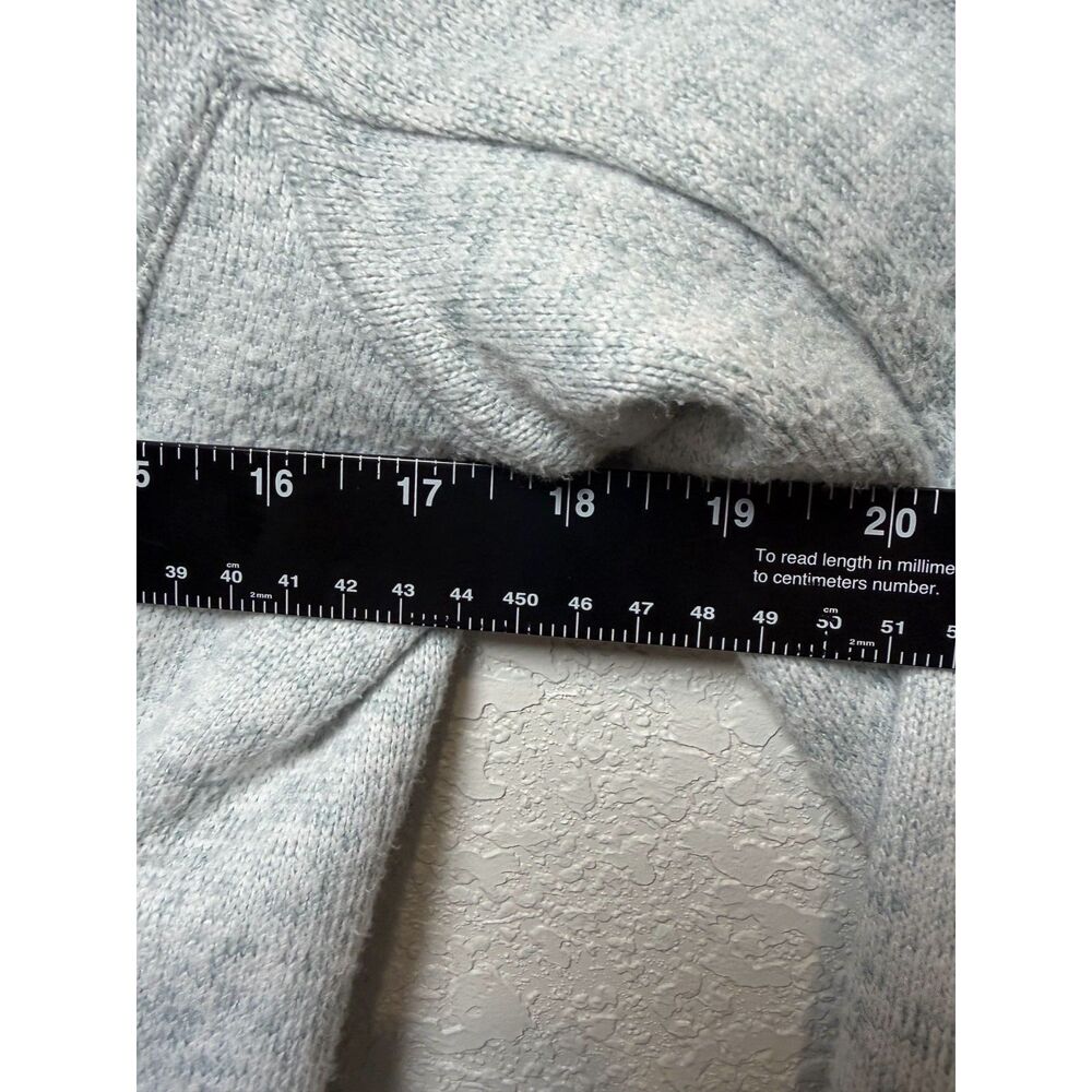 Thread & Supply Fleece Moto Zip Hoodie Jacket Gray Thumb Hole Women's Small - Picture 6 of 9